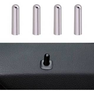 👉 Deurklink zilver x active 4 STUKS Auto Unlock Cover Deur Bolt voor BMW X1/X6 (Zilver)