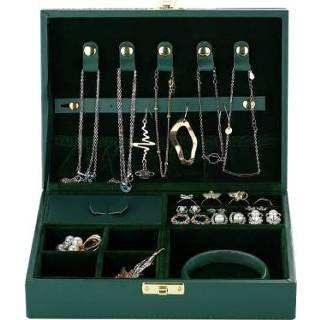 👉 Opbergdoos groen active HD-001 Ring Ketting Sieraden Met Slot (Groen)