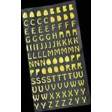 👉 Dagboek active 10 Sets Hand Account Alfanumerieke Sticker Plan DIY Set (Bronzen Cartoon Letter)