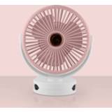 👉 Nachtlamp roze active YASE YS2006 Desktop-wandelwagen Ultrastille clip Nachtlampje USB-ventilator (roze)