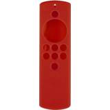Afstandsbediening rood siliconen active 2 STKS Y19 Beschermhoes voor Alexa Voice Remote Lite / Fire TV Stick (Rood)