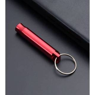 👉 Fluit rood active mannen 6 STKS multifunctionele sleutelhanger (rood)