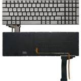 👉 Toetsenbord zilver active US Versie met Backlight voor Asus GL552 GL552J GL552JX GL552V GL552VL GL552VW N552VW N552VX G771JM G771JW (Zilver)