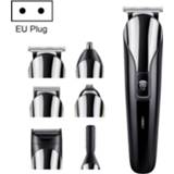 👉 Tondeuse active SHINON 6 in 1 multifunctionele elektrische set (EU-stekker (zwart))
