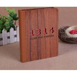 👉 Fotoalbum houten active 3 stuks 6-inch 32 vellen doe-het-zelf creatief cadeau (1314)