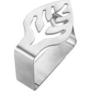 👉 Tafelkleed RVS active 6 STKS Clip Grafische Hoog-elastische Bewegende Bevestigingsclip (Blad)