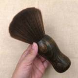 👉 Borstel hout active Kapsel Gebroken Haar Stofdoek Massief Zacht Reinigingsborstel Kappers Suppliess (S1 Borstel)