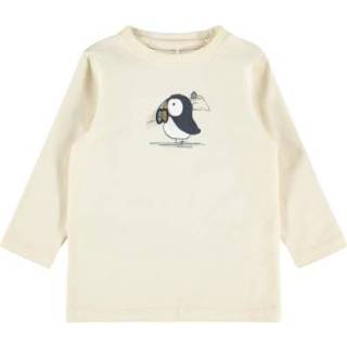 👉 Shirt katoen mix jongens wit grijs Name it Lange Mouw Nbmotto White pet 5715112621412