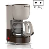 👉 Koffiezetapparaat grijs small active Homezest Household Coffee Maker Automatic Mini Drip Machine, Style: EU Plug (Grey Coffee)