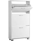 👉 Schoenen kast MDF active wit Deuba Schoenenkast met 3 lades 115 x 60 24cm 6011604994958