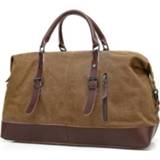 👉 Reistas canvas active AUGUR 2012 draagbare casual handtas bagage schouder crossby tas (koffie)