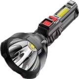 👉 Zaklamp plastic active COB-werklamp Long Shot USB-zaklamp met sterk licht