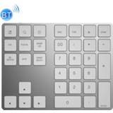👉 Toetsenbord zilver klein active BT181 34 toetsen Bluetooth numeriek (zilver)