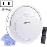 👉 Afstandsbediening wit active KONKA KC-V88 (WE) 18,5 W Geluidsarm huishouden Intelligente Automatische reiniging Veegrobot, afzuiging: 1800 pa, JP-stekker (wit)