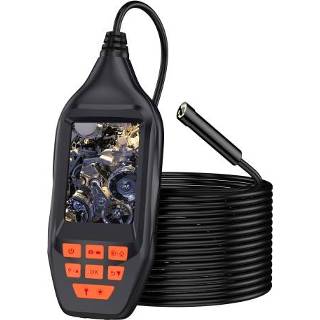 👉 Lens zwart active M30 1080P 8 mm enkele HD industriële digitale endoscoop met 3,0 inch TFT-scherm, kabellengte: 5 m harde kabel (zwart)