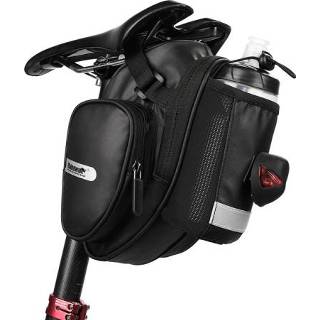 👉 Fiets zwart active Rhinowalk X21557 Regendichte Staartzak Grote Capaciteit Opvouwbare Racefiets Rijden Rugzak (Zwart)