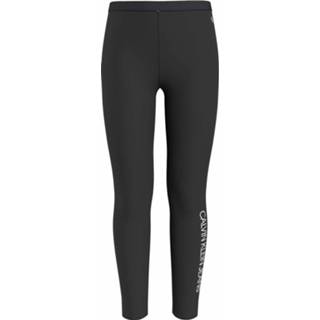 👉 Spijkerbroek 140 zwart meisjes katoen Calvin Klein Jeans! Legging - Maat Katoen/elasthan 8719853255124