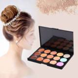 👉 Concealer active Z15-1 15 kleuren foundation crème make-up cosmetisch palet