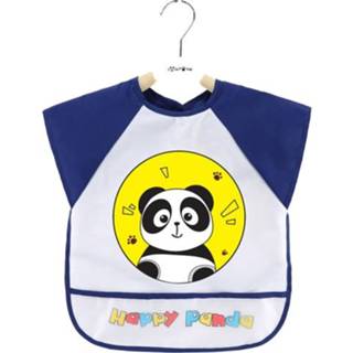 👉 Schort active baby's kinderen 2 STUKS Baby Eetjurk Waterdicht Schort, Kleur: Mouwloze Panda (110cm)
