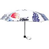 👉 Paraplu active Kleine frisse Lichtgewicht anti-ultraviolette parasol Regen- of parasol, Stijl: drievoudig (orchidee)