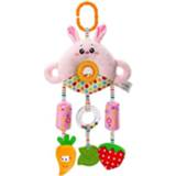👉 Kinderwagen pluche active kinderen baby's Speelgoed 0-1 Jaar Oud Bed Opknoping Draai Kraal Pop Babybed Bel Rammelaar (H168190-3B Konijn)