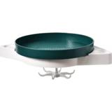 👉 Inkt cartridge groen active YZ-1766 Badkamer Rotatie Punch-Free Rack Muur Opknoping Hoek Opslag Statief, Stijl: Enkele Laag (Inkt Groen)