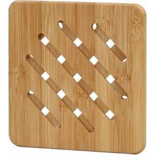 Eettafel bamboe klein active 3 STKS Thuis Pot Kussen Cup Pad Dikke Isolatie Vierkant 14.8 cm