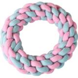 👉 Snoep touw active 3 STKS Donut Hond Molaire Tanden Reiniging Speelgoed Kleur Geweven Katoenen