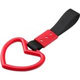 Achterbumper roze zwarte active 2 STKS Auto Waarschuwing Opknoping Ring Hand Pull (Roze Riem)