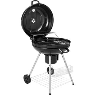 👉 Zwart active DUB Barbecue - BBQ op twee wielen -Zwart 90x58x68cm 6011643644678