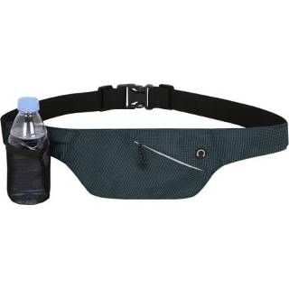 👉 Heuptas zwart active PYC-006 Outdoor Sport Draagbare Running Mobiele Telefoon Opbergtas (Zwart)