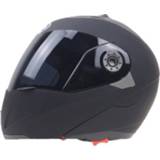 👉 Integraalhelm zwart bruin XL active JIEKAI 105 Elektromobiele motorfiets dubbele lens beschermende helm, maat: (mat + bruin)