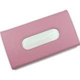 👉 Zonneklep roze active 2 STUKS Auto Opknoping Type Tissue Box Rugleuning Zonnedak Opbergdoos (Roze Met Tissue)