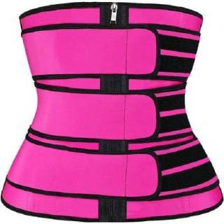 👉 Corset rood rose XL active vrouwen Sports Body Shaping-tailleband voor dames, maat: (rose rood)