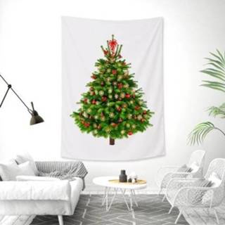 👉 Kerstboom active Rechthoekige perzik huid wandtapijten muurschildering Kerstdecoratie wandtapijten, afmeting: 145x215cm(13)