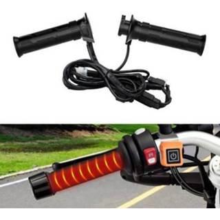 👉 Motorfiet zwart active WUPP CS-990A1 motorfiets gemodificeerde intelligente elektrische verwarming handafdekking verwarmde handgreep stuur met vijf versnellingen temperatuurregeling en kleuren indicator (zwart)