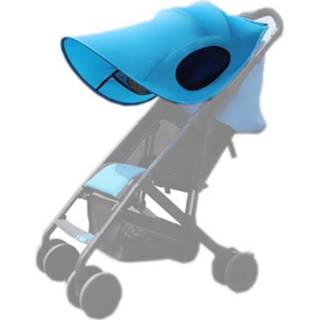 👉 Kinderwagen blauw active kinderen Zonnescherm Anti-ultraviolet Schuur, Kleur: Nee Waterdicht