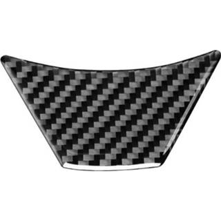 👉 Stuurwiel zwart carbon fiber active Auto Decoratieve Sticker voor Toyota Corolla/Levin 2014-2018, Links en Rechts Drive Universal (Carbon Black)