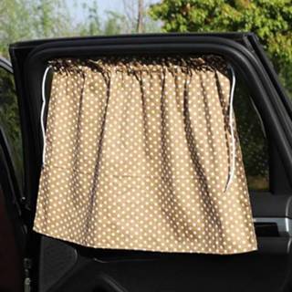 Auto Gordijnen katoen Zuignap Zonnescherm Zonwering Thermisch Gordijn, Coffee Dot active 2252551 Gordijn katoen active Auto Gordijnen Zuignap Zonnescherm Zonwering Thermisch (Coffee Dot)