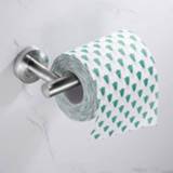 👉 Handdoekhouder staal papieren active 304 roestvrij met gegroefde badkamerhanger badkamerplank, stijl: A
