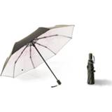 Parasol active Kleine frisse lichtgewicht anti-ultraviolette Regen- en parasol, Stijl: Tri Fold (poeder)