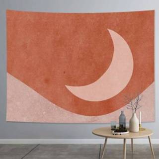 👉 Tapijt active Dik Farbic Overdreven Abstracte Stijl Woondecoratie Opknoping Achtergrond Bedekkende Doek, Maat: 200x150cm (Sun Moon 02)