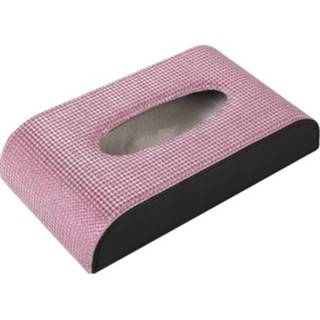 👉 Opbergtas roze diamant active Auto Imitatie Tissue (Roze)