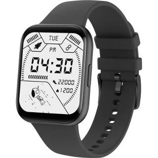 👉 Smartwatch zwart active P25 1,69 inch kleurenscherm smartwatch, IP68 waterdicht, ondersteuning voor hartslagbewaking / bloeddrukbewaking bloedzuurstofbewaking slaapbewaking (zwart)