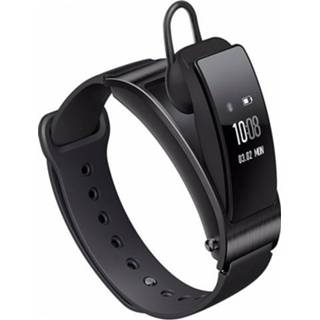 👉 Headset zwart active Huawei TalkBand B3 5 Modi Bluetooth 4.2 Sport Slimme armband voor Android / iOS, Ondersteuning Fitness Tracker Stappenteller Herinnering Oproep Anti-verloren Slaapmonitor (Zwart)