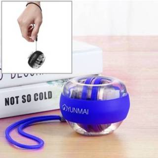 👉 Spinner blauw active Originele Xiaomi Yunmai pols-trainer LED Gyroball Essential Gyroscopische onderarmtrainer Gyrobal (blauw)