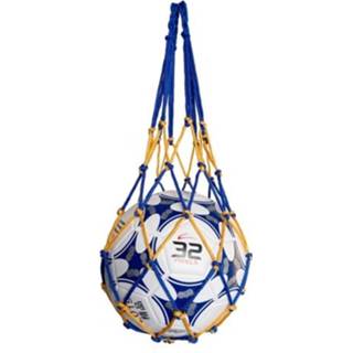👉 Opbergtas blauw geel active 4 STUKS Bold Solid Mesh Ball (Blauw Geel)