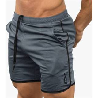 Sportshort grijs XXL active mannen Heren Dunne Sectie Sneldrogende Driebroeks Sportshort, Maat: (Grijs)