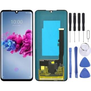 👉 Digitizer zwart active AMOLED LCD-scherm en Volledige montage voor ZTE Axon 11 4G / 5G A2021 A2021G A2021L (zwart)