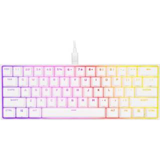 👉 Rood Corsair K65 RGB MINI 60% Mechanisch gamingtoetsenbord MX Red, US lay-out, leds, 60%, PBT double-shot 840006646181